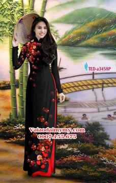 Vải áo dài hoa phượng AD TED A3458 36