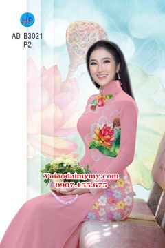 Vải áo dài Hoa Sen AD B3021