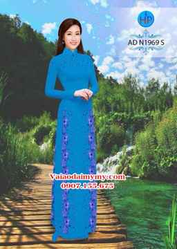 Vải áo dài Hoa in 3D AD N1969 26