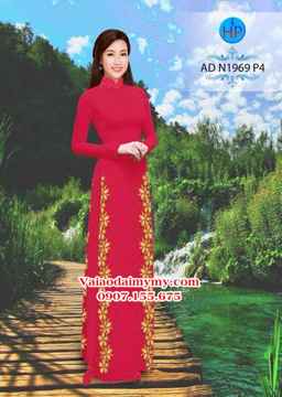 Vải áo dài Hoa in 3D AD N1969 27