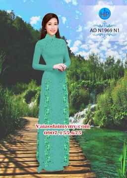 Vải áo dài Hoa in 3D AD N1969 28
