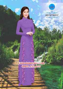 Vải áo dài Hoa in 3D AD N1969 29