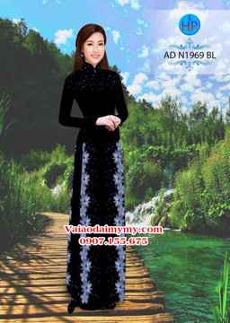 Vải áo dài Hoa in 3D AD N1969 30