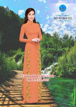 Vải áo dài Hoa in 3D AD N1969 31