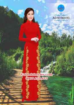 Vải áo dài Hoa in 3D AD N1969 33