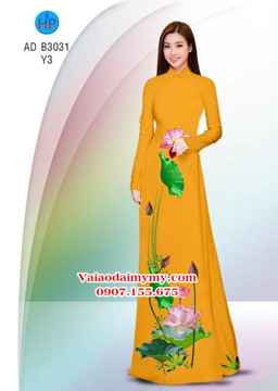 Vải áo dài Sen Việt thuần tuý AD B3031