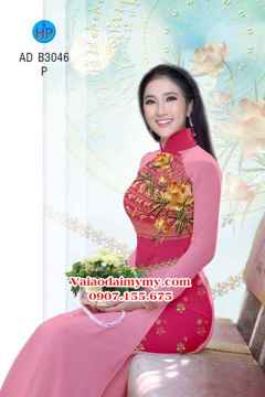 1527777358 163 vai ao dai trong dong va hoa sen ad