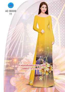 1527781706 126 vai ao dai sen vang long lay ad