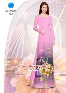 1527781708 196 vai ao dai sen vang long lay ad