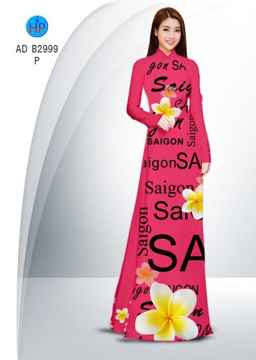 Vải áo dài Sài Gòn và hoa sứ AD B2999 25