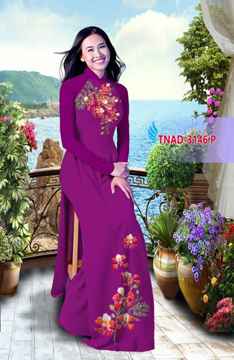 Vải áo dài hoa phượng AD TNAD 3146 30