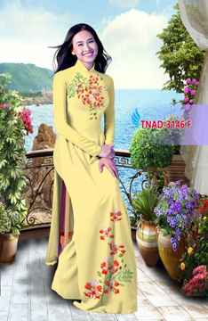 Vải áo dài hoa phượng AD TNAD 3146 34