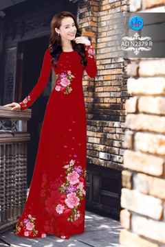 Vải áo dài Hoa Cẩm Chướng AD N2379 33