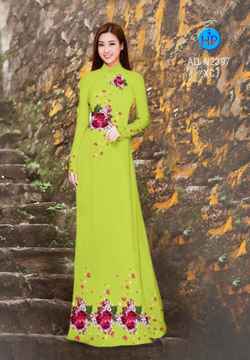 1529683271 661 vai ao dai hoa va tim dang yeu ad