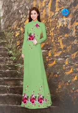 1529683272 605 vai ao dai hoa va tim dang yeu ad