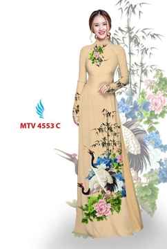 Vải áo dài cò và trúc AD MTV 4553 27