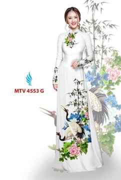 Vải áo dài cò và trúc AD MTV 4553 32