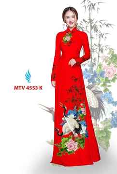 Vải áo dài cò và trúc AD MTV 4553 35