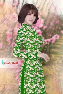 Vải áo dài hoa cúc nhí AD PHAD 2769 11
