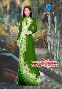 Vải áo dài Hoa sứ AD N2478 34