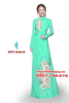 Vải áo dài in hoa đẹp AD MTV 4569 29
