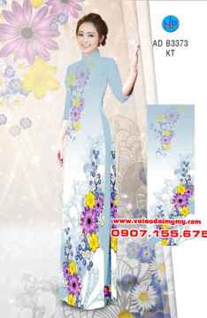 Vải áo dài Hoa in 3D AD B3373 27
