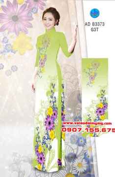 Vải áo dài Hoa in 3D AD B3373 29