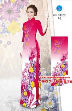 Vải áo dài Hoa in 3D AD B3373 33