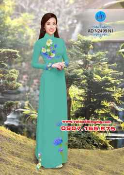 1534184078 163 vai ao dai hoa cuc nhe xinh ad