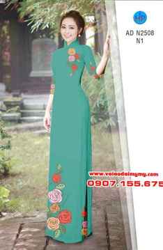 Vải áo dài Hoa hồng AD N2508 30