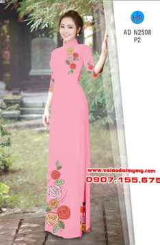 Vải áo dài Hoa hồng AD N2508 29