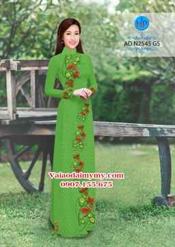 Vải áo dài Hoa và bi AD N2545 28