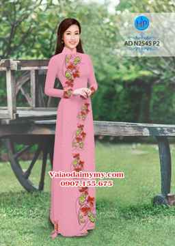 Vải áo dài Hoa và bi AD N2545 35