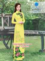 Vải áo dài Hoa in 3D AD N2550