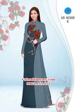 Vải áo dài Hoa hồng AD N2569 29
