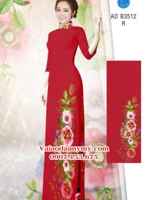 Vải áo dài Hoa in 3D AD B3512