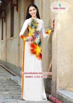 Vải áo dài hoa đẹp AD PHAD 2545 31