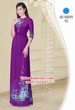 Vải áo dài Hoa in 3D AD N2610 34