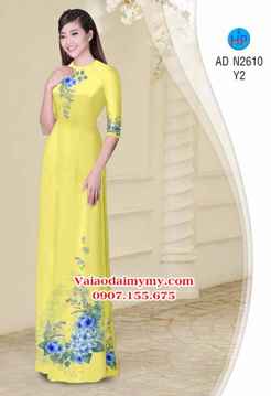 Vải áo dài Hoa in 3D AD N2610 32