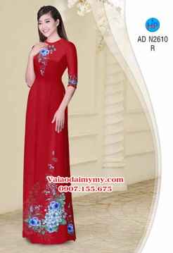 Vải áo dài Hoa in 3D AD N2610 36