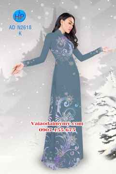 Vải áo dài Hoa tuyết AD N2618 33