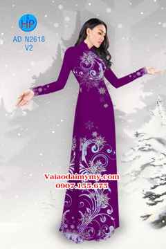 Vải áo dài Hoa tuyết AD N2618 30