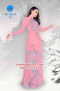 Vải áo dài Hoa tuyết AD N2618 36