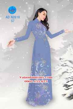Vải áo dài Hoa tuyết AD N2618 28