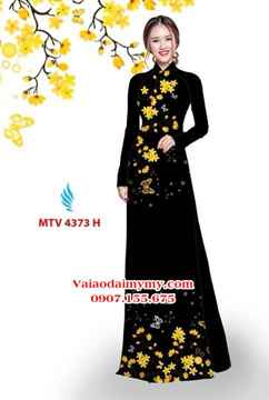 Vải áo dài hoa mai AD MTV 4373 36