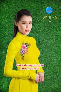 Vải áo dài Hoa in 3D AD 5140 28