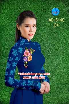 Vải áo dài Hoa in 3D AD 5140 36