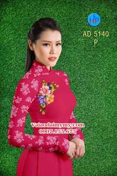 Vải áo dài Hoa in 3D AD 5140 27