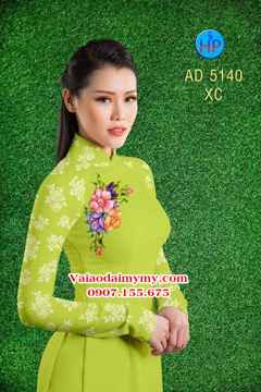 Vải áo dài Hoa in 3D AD 5140 29