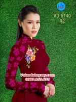 Vải áo dài Hoa in 3D AD 5140